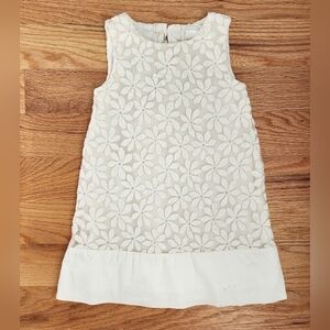 Gymboree white girl dress. Size 3T